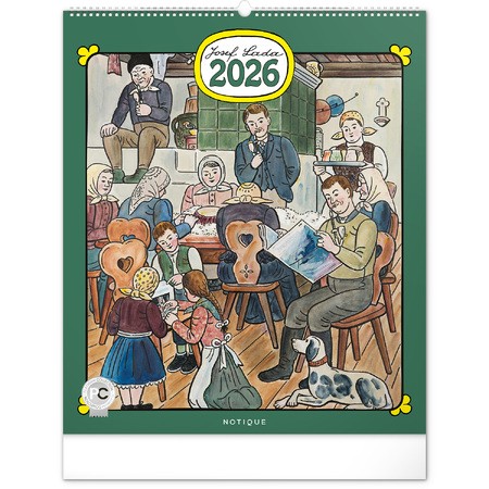 Josef Lada, képes falinaptár 2026