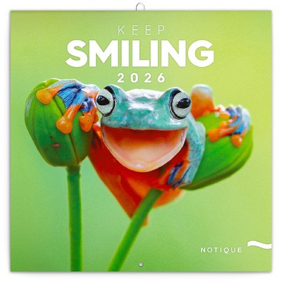 Keep Smiling, képes lemeznaptár 2026