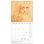Leonardo da Vinci, képes lemeznaptár 2026