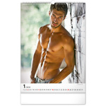 Men Exclusive, képes falinaptár 2026