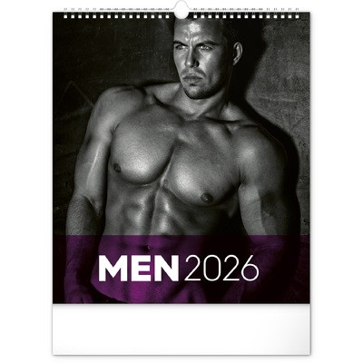 Men, képes falinaptár 2026