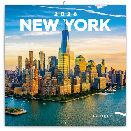 New York, képes lemeznaptár 2026