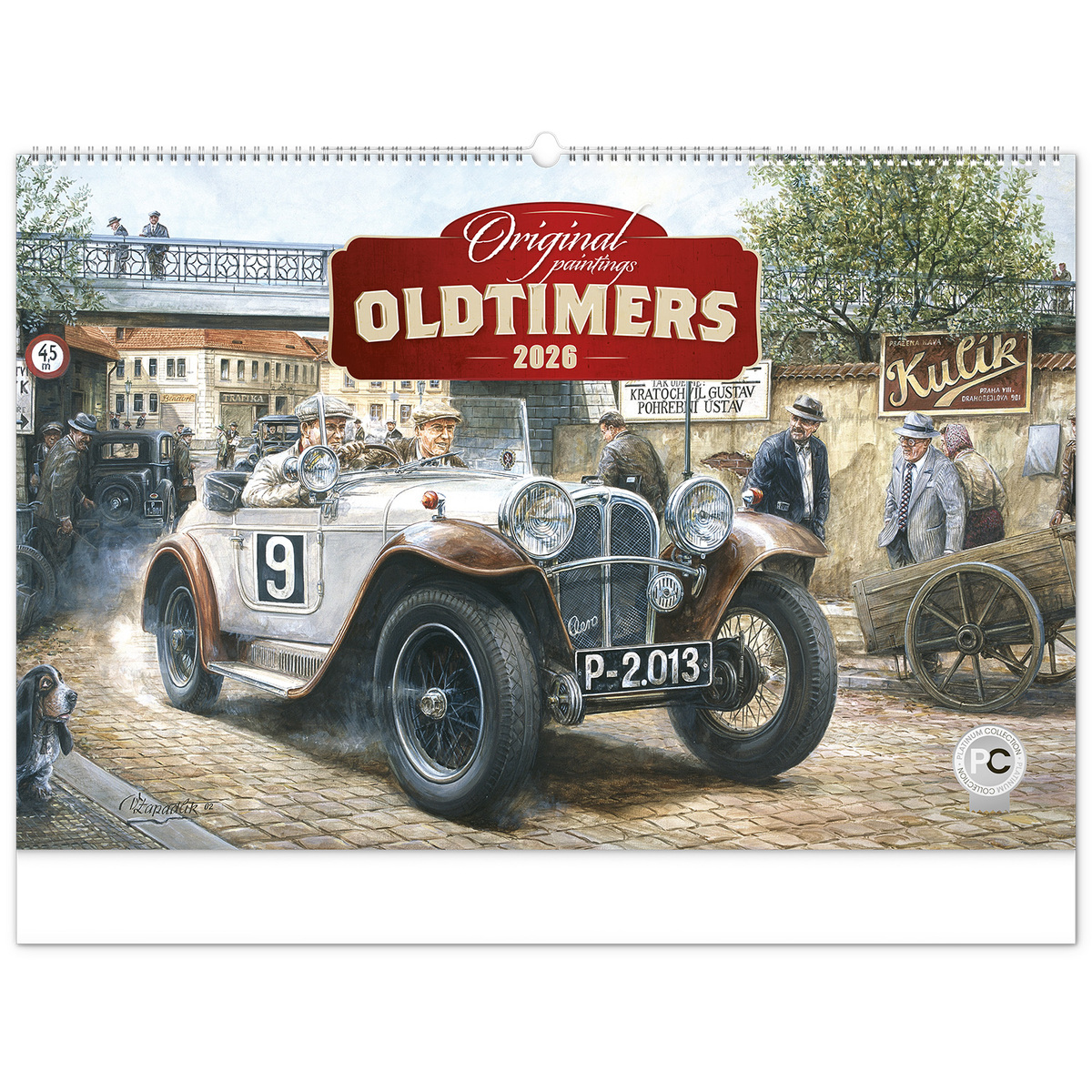 Oldtimers - Václav Zapadlík, képes falinaptár 2026 Oldtimers - Václav Zapadlík, képes falinaptár 2026