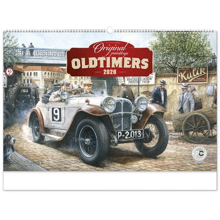 Oldtimers - Václav Zapadlík, képes falinaptár 2026