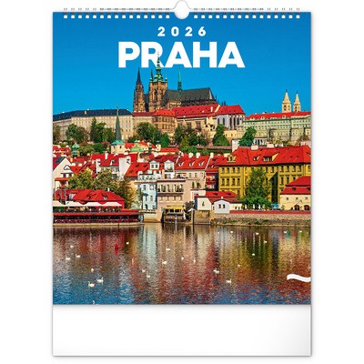 Prague, képes falinaptár 2026