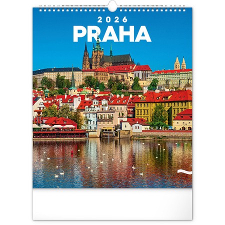 Prague, képes falinaptár 2026