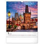 Prague, képes falinaptár 2026