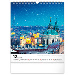 Prague, képes falinaptár 2026