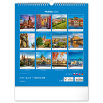 Prague, képes falinaptár 2026