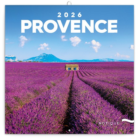 Provence - illatosított, képes lemeznaptár 2026