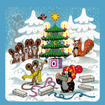 The Little Mole DIY 50 stickers, képes lemeznaptár 2026