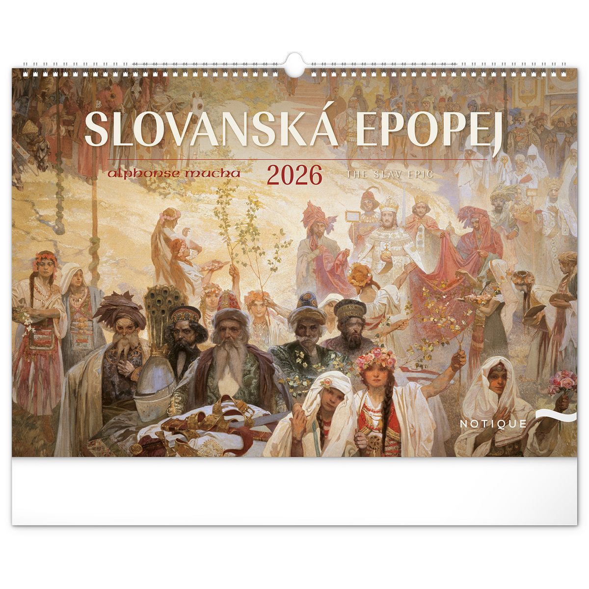 The Slav Epic - Alphonse Mucha, képes falinaptár 2026 The Slav Epic - Alphonse Mucha, képes falinaptár 2026
