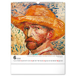 Vincent van Gogh, képes falinaptár 2026