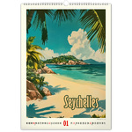 Vintage Posters - Tropical Paradise, képes falinaptár 2026