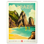 Vintage Posters - Tropical Paradise, képes falinaptár 2026