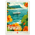 Vintage Posters - Tropical Paradise, képes falinaptár 2026
