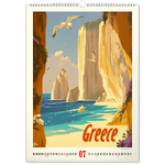 Vintage Posters - Tropical Paradise, képes falinaptár 2026