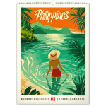 Vintage Posters - Tropical Paradise, képes falinaptár 2026