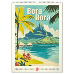 Vintage Posters - Tropical Paradise, képes falinaptár 2026