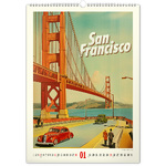 Vintage Posters - World Cities, képes falinaptár 2026 Vintage Posters - World Cities, képes falinaptár 2026