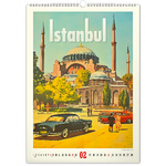 Vintage Posters - World Cities, képes falinaptár 2026 Vintage Posters - World Cities, képes falinaptár 2026