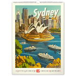 Vintage Posters - World Cities, képes falinaptár 2026 Vintage Posters - World Cities, képes falinaptár 2026