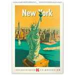 Vintage Posters - World Cities, képes falinaptár 2026 Vintage Posters - World Cities, képes falinaptár 2026