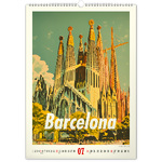 Vintage Posters - World Cities, képes falinaptár 2026 Vintage Posters - World Cities, képes falinaptár 2026