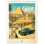Vintage Posters - World Cities, képes falinaptár 2026 Vintage Posters - World Cities, képes falinaptár 2026