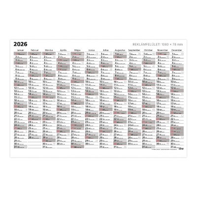 T101 Terminus plakátnaptár okmányhengerben 2026
