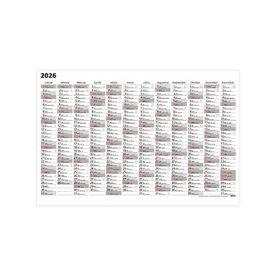 T103 Terminus plakátnaptár okmányhengerben, A3 2026