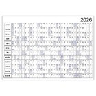 Realsystem kétoldalas plakátnaptár hengerben 2026