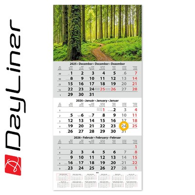 SP1, 12 lapos speditőr naptár - Erdő fejrésszel