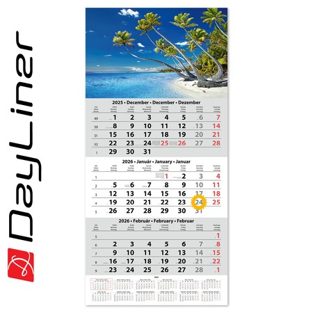 SP1, 12 lapos speditőr naptár - Vízpart fejrésszel