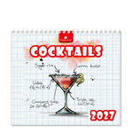 Coctails álló mini asztali naptár Coctails álló mini asztali naptár