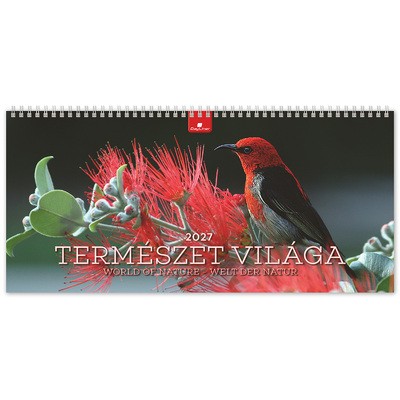 Természet világa, képes álló asztali naptár DL