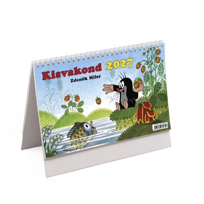 Kisvakond, képes álló papírtáblás asztali naptár T058