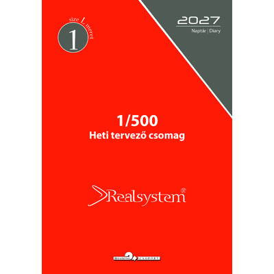 2027 évi, heti beosztású éves utántöltő csomag - RS500L, Krém (Chamois)