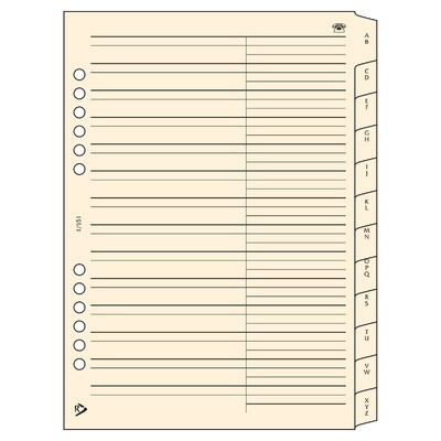 Telefonregiszter - RS551L, Krém (Chamois)