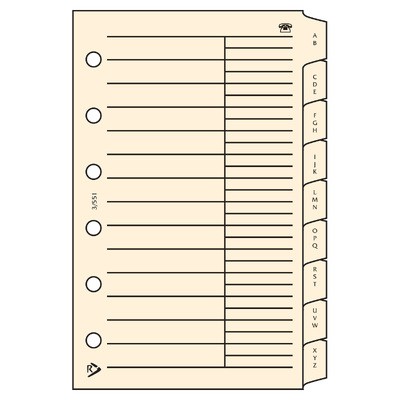 Telefonregiszter - RS551S, Krém (Chamois)
