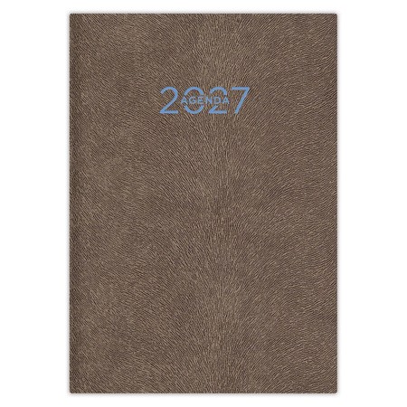 Animal, A5 heti beosztású agenda, Grizzly Szürkésbarna
