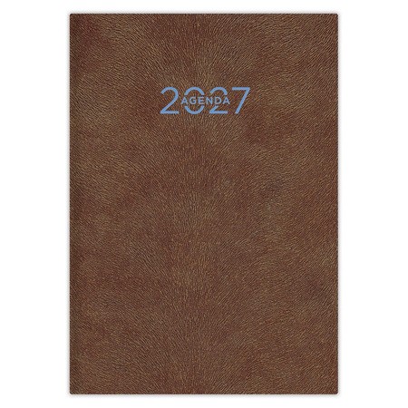 Animal, A5 napi beosztású agenda, Bulldog Barna
