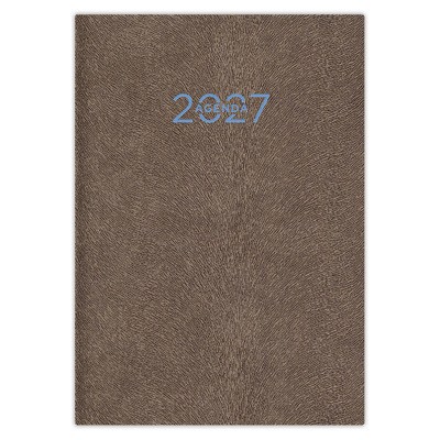 Animal, A5 napi beosztású agenda, Grizzly Szürkésbarna