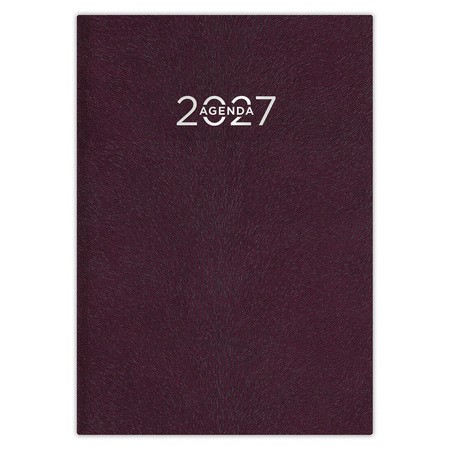 Animal, A5 napi beosztású agenda, Redpanda Bordó