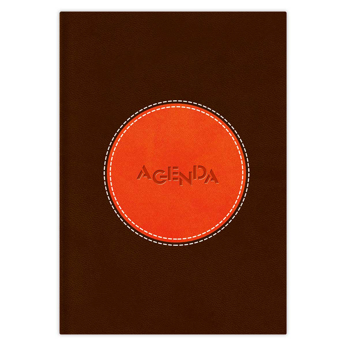Central, A5 napi beosztású agenda, Barna-Narancs Central, A5 napi beosztású agenda, Barna-Narancs