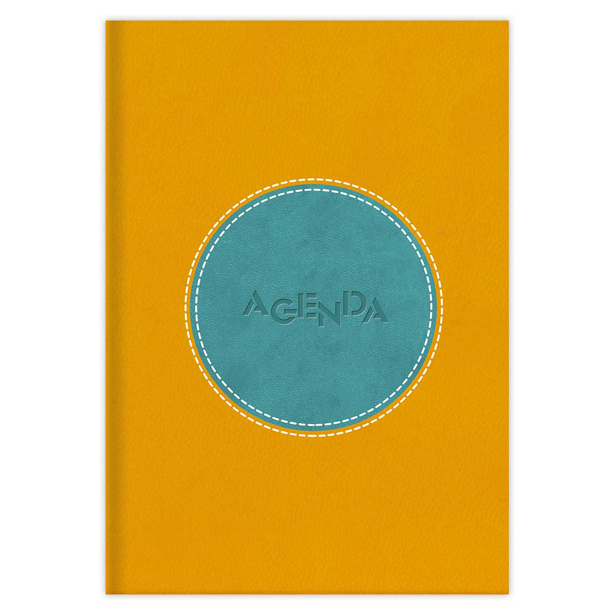 Central, A5 napi beosztású agenda, Sárga-Türkiz Central, A5 napi beosztású agenda, Sárga-Türkiz
