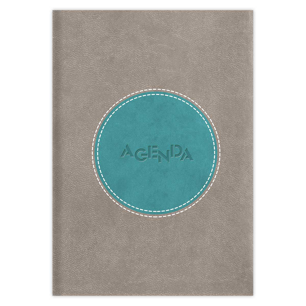 Central, A5 napi beosztású agenda, Szürke-Türkiz Central, A5 napi beosztású agenda, Szürke-Türkiz