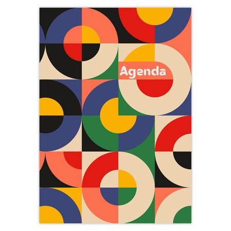 Colors, A5 heti beosztású agenda, Retro