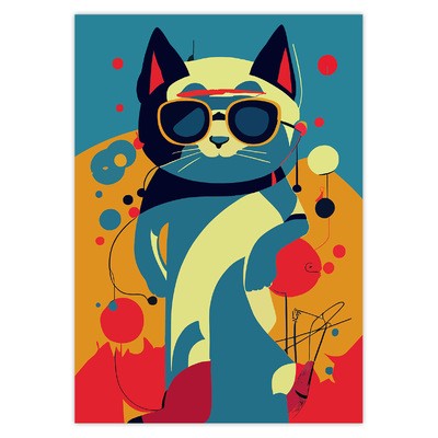Colors, A5 napi beosztású agenda, Astro Cat