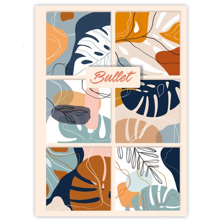 Colors notes, A5 Bullet jegyzet, Palm